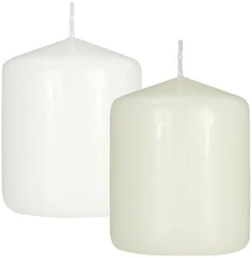 General Wax and Candle Co. Fireside Cone Top, White, 3 inches by 3 inches, Made in USA