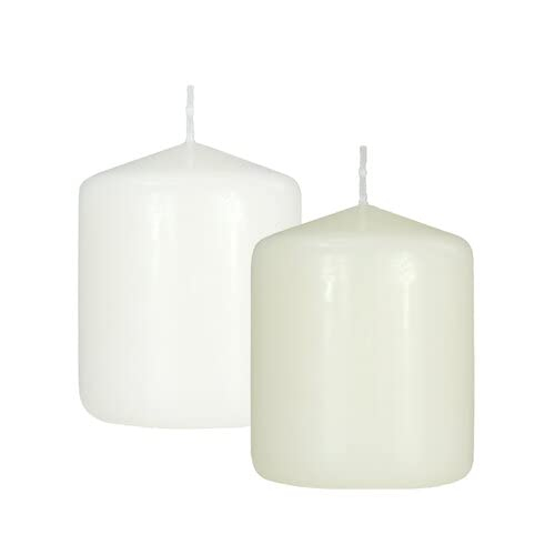 General Wax and Candle Co. Fireside Cone Top, White, 3 inches by 3 inches, Made in USA