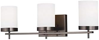 Generation Lighting Zire 24-in 3 -Light Oil-rubbed Bronze Modern/contemporary Vanity light