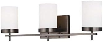 Generation Lighting Zire 24-in 3 -Light Oil-rubbed Bronze Modern/contemporary Vanity light