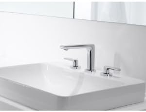 Vox® Vitreous China Rectangular Vessel Bathroom Sink with Overflow