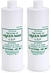Cosco green soap 2 X 8 Ounce Pure Green Soap Tattoo Medical Supply 8oz Bottle, 8 Fl Ounce