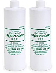 Cosco green soap 2 X 8 Ounce Pure Green Soap Tattoo Medical Supply 8oz Bottle, 8 Fl Ounce