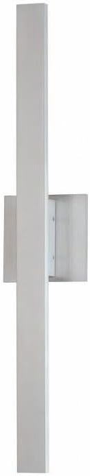 24 Inch 13W 2 Led Outdoor Wall Sconce-Satin Aluminum Finish Et2 Lighting E41343-Sa