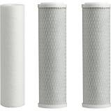 CFS – 3 Pack Double Capacity Replacement Pre-Filter Set for Ultimate Series Reverse Osmosis Water Filter System – 3 Stage Filtration System – Whole House Replacement Water Filter Cartridge – White