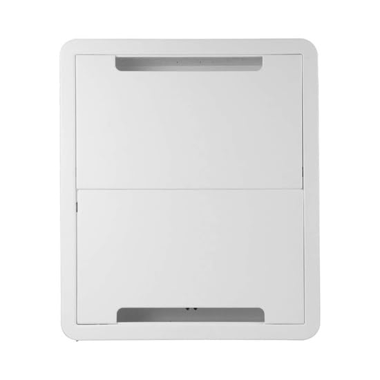 Legrand - OnQ 17 Inch Media Enclosure, Electrical Box, Cable Management Box Dual Purpose In Wall Enclosure for TV Device Storage and Media Distribution, Recessed Media Box, White, ENP1700NA