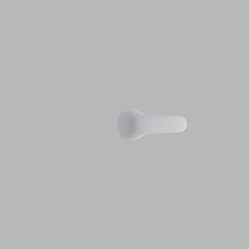 White Polished Metal Lever Handle for Tub & Shower