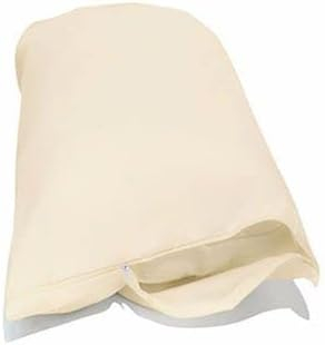 National Allergy Premium 100% Organic Cotton Pillow Protectors with Zipper Standard Size - GOTS Certified - Natural Breathable Hypoallergenic Encasement - Organic 100% Cotton Pillowcases Cover Cases