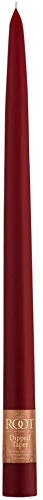 12 Piece Unscented Taper Candle Set (Set of 12)