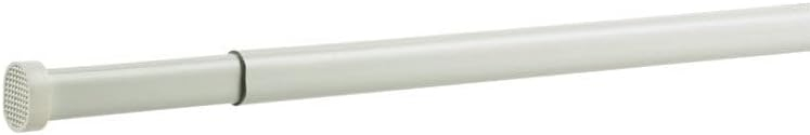 Kenney® 5/8" Oval Spring Tension Rod, 48-84", White