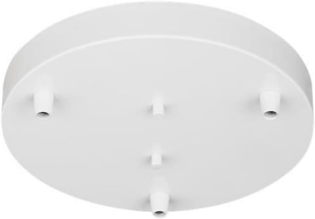 Generation Lighting 7449403-15 Hanging Globe Three Light Cluster Canopy, White Finish