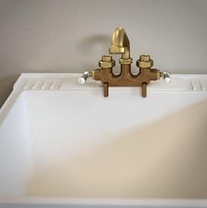 Central Brass 0465 Two-Handle Laundry Faucet, Brass