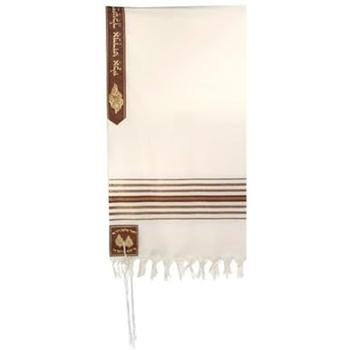 Holy Land Gifts 4784 Tallit Elisha Prayer Shawl Acrylic 24 In.
