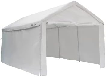 Ironton 10ft. x 20ft. Outdoor Canopy Tent Enclosure Kit, White, Model# QP-11P