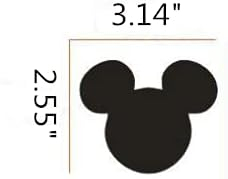 HORNO Cartoon Wall Sticker,Cute Animal Wall Art Easy Removable(Black)