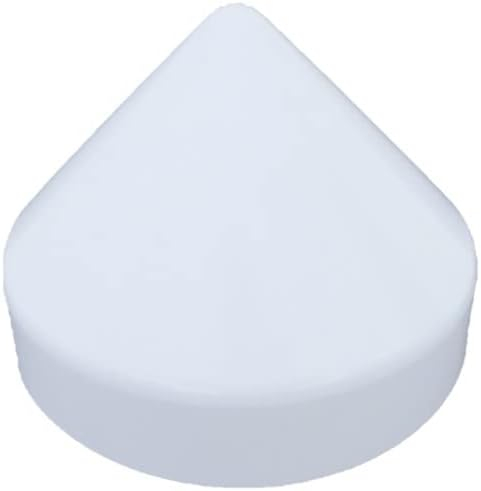 11" White Cone Dock Piling Cap / Piling Cover From 6" to 13" - White 11 inch Piling Cap