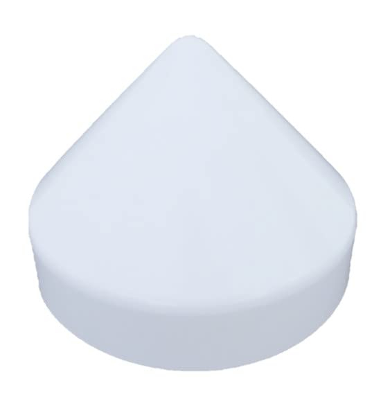 11" White Cone Dock Piling Cap / Piling Cover From 6" to 13" - White 11 inch Piling Cap