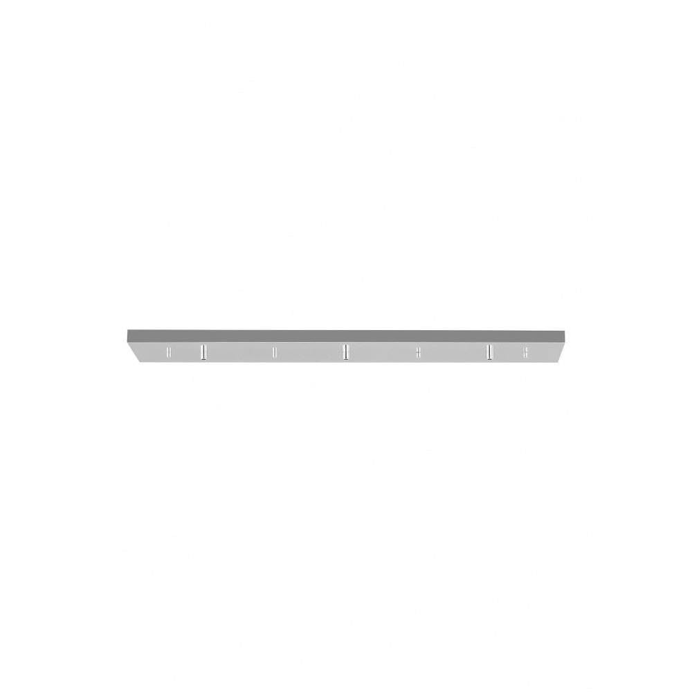 Generation Lighting 7449603-05 Accessory - 36 Inch 3 Port Linear Canopy, Chrome Finish