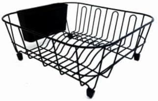 Panacea Steel Small Black Dish Drainer