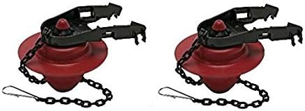 (2 pack) Fluidmaster 501 Performax Universal, 2 in. Toilet Tank Flapper, Plastic, New, 1-Pack, Height 7.7in, Weight 0.10 lbs.