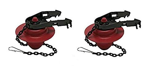 (2 pack) Fluidmaster 501 Performax Universal, 2 in. Toilet Tank Flapper, Plastic, New, 1-Pack, Height 7.7in, Weight 0.10 lbs.