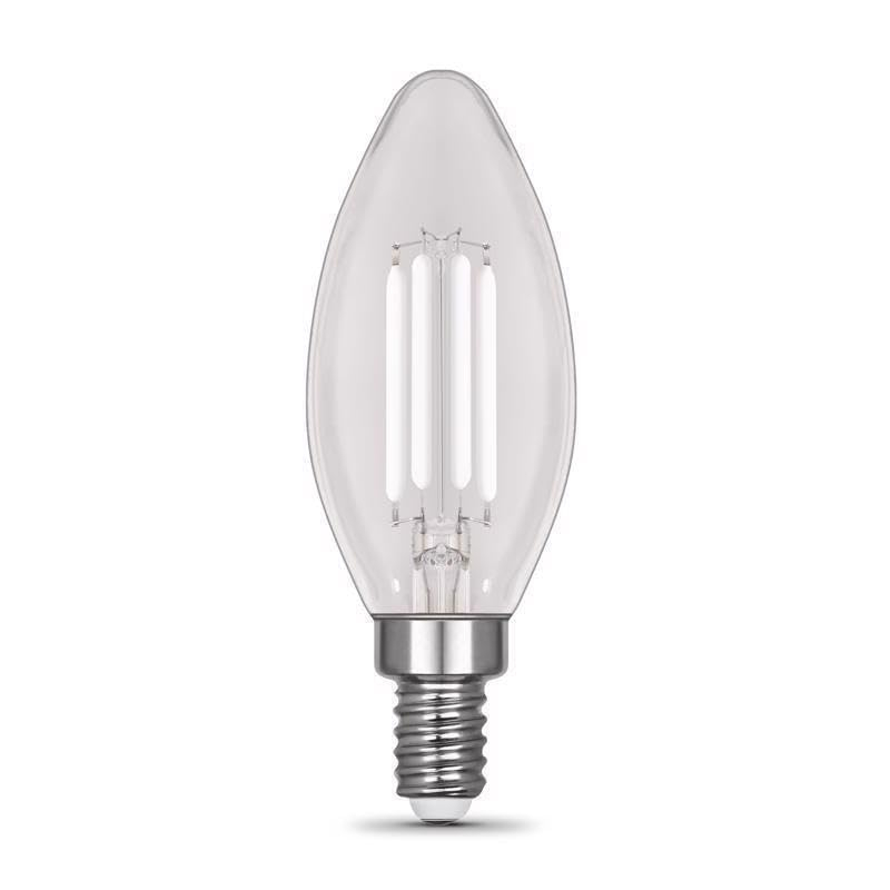 Feit Electric BA10 E12 (Candelabra) Filament LED Bulb Daylight 60 Watt Equivalence 2 pk