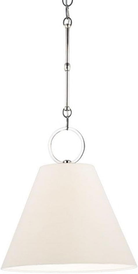 5612-PN-Hudson Valley Lighting-Altamont - One Light Pendant - 12.25 Inches Wide by 12.75 Inches High-Polished Nickel Finish    -Traditional