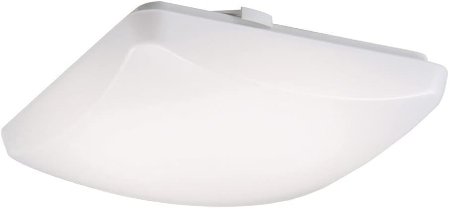 Metalux 9" White Square Integrated LED Flush Mount Ceiling Light