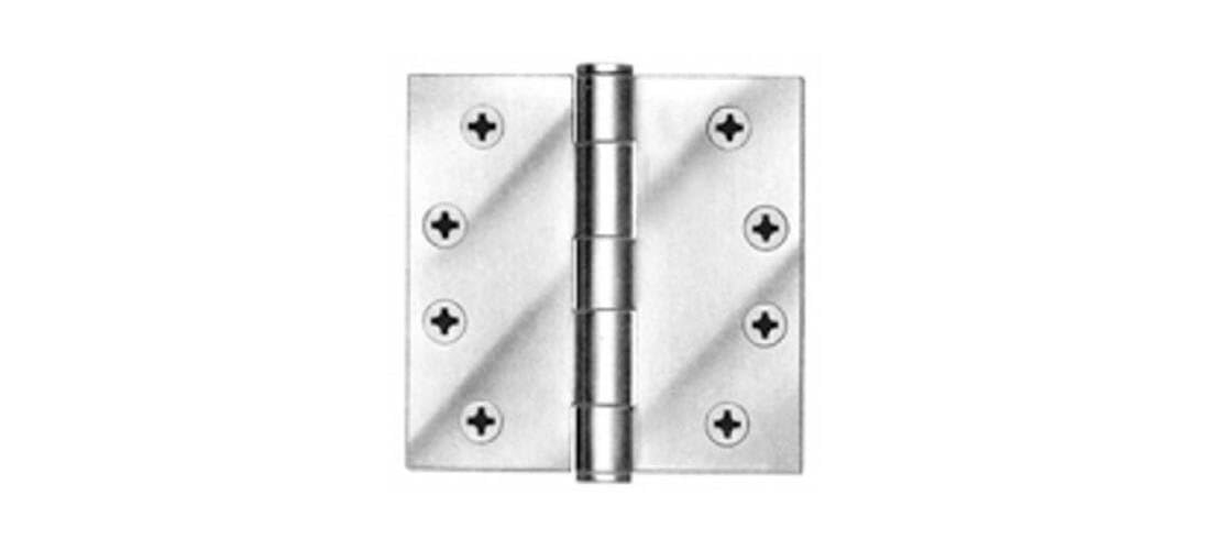 Prime Coated 4.5x4.5 Inch Steel Door Hinges Set of 3