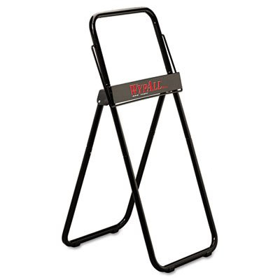 Black Metal Portable Jumbo Roll Wiper Dispenser