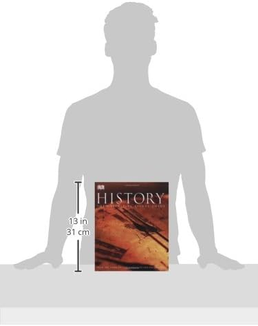 Large Hardcover Illustrated History Guide in Brown and Gold