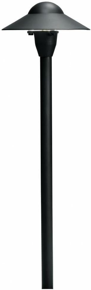 Kichler 21"H Dome Textured Black Dome Landscape Path Light