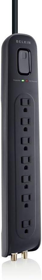 Belkin Ultimate 7-Outlet Surge Protector BV107030-04-BLK