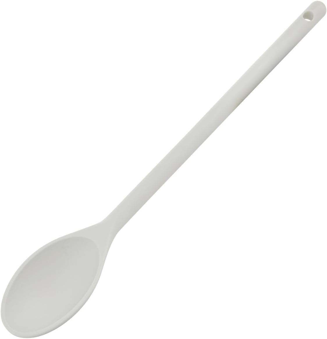 Winco NS-15T, 15" Tan Nylon Spoon, Kitchen Cooking Mixing Stirring Spoon