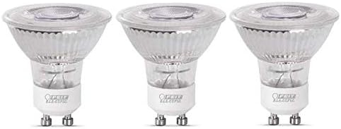 White Frosted LED GU10 Twist & Lock Light Bulbs (3-Pack)