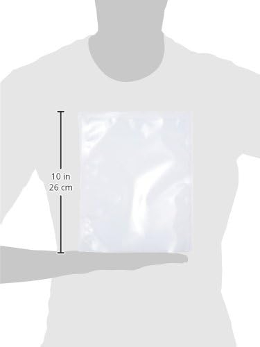 Clear Rectangular Leak Resistant Vacuum Sealer Bags, 6" x 9"