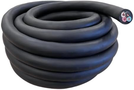 8 Gauge 4 Conductor 10 Feet Black SOOW Cable
