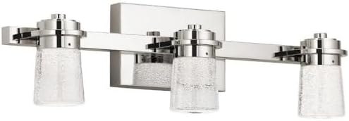 Elan 85070PN Vada Vanity, 3-Light LED 57 Total Watts, Polished Nickel