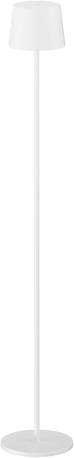 Cordless Floor Lamp, 7000mAh Battery Operated Floor Lamp, IP54 Waterproof Outdoor Modern Black Standing Lamp Rechargeable, Adjustable Height Floor Lamp for Outdoor/Indoor/Patio(Black)