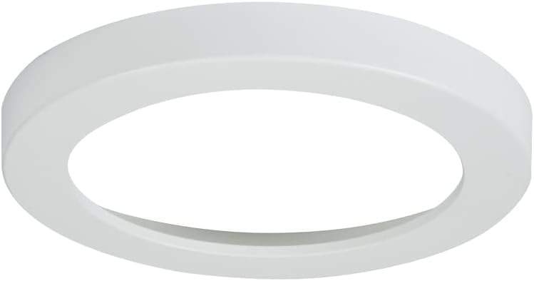 4'' White Open Recessed Trim