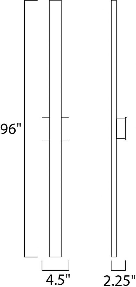 Maxim E41348-BZ Alumilux LED Outdoor Wall Sconce, Bronze