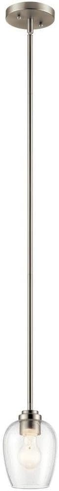 Kichler Lighting Valserrano 1 - Light Pendant in  Brushed Nickel