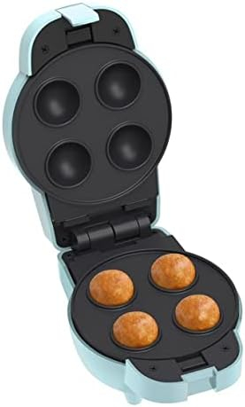 Teal Non-stick Mini Cake Pop Maker with Ready Indicator Light