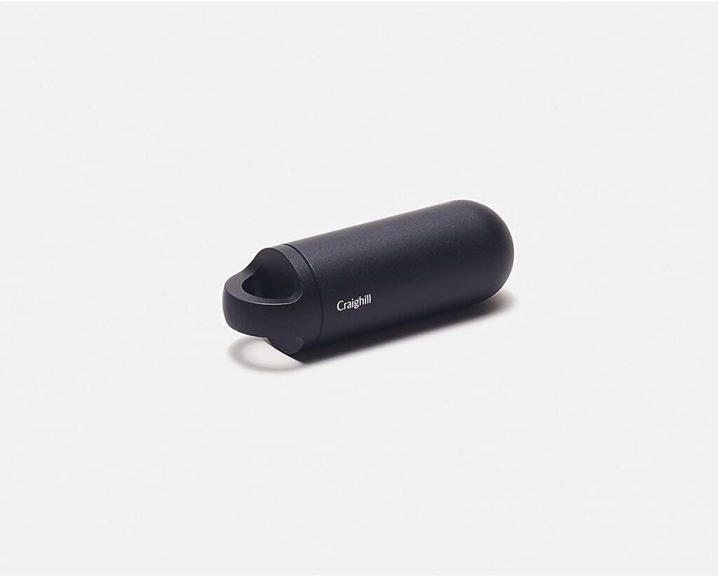 Black Anodized Aluminum Key Capsule with Threaded Lid