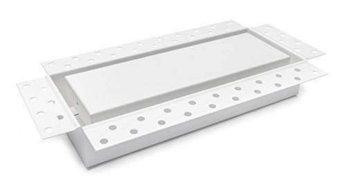 Aria Vent Drywall Pro Collection Air Return, Satin White (6" x 10")