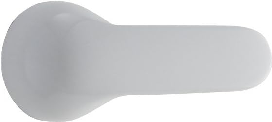 White Polished Metal Lever Handle for Tub & Shower