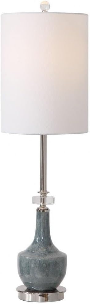 Uttermost Piers 33 1/2" HIgh Mottled Blue Ceramic Buffet Table Lamp