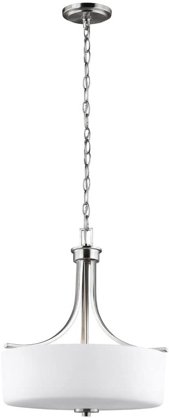 Canfield 3-Light Brushed Nickel Pendant