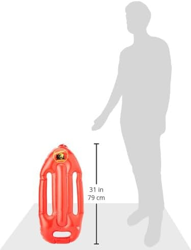 Smiffys Baywatch Lifeguard Inflatable Float Prop Red (1)
