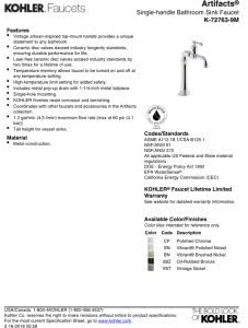 Artifacts Gentleman's Single Hole Bathroom Faucet with Drain Assemby